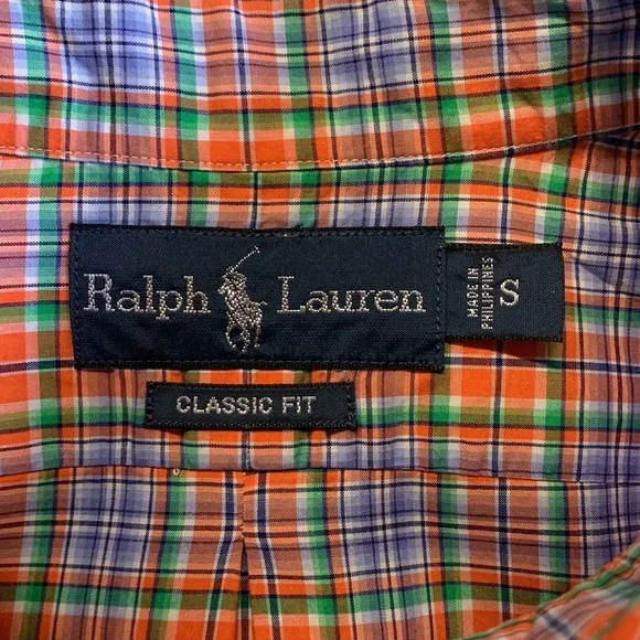 Ralph Lauren long sleeve button down collar shirt.  S - Picture 7 of 7